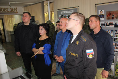 Музей посетила делегация подводников из г.Гаджиево