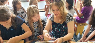 Мастер-класс по ковроткачеству для детей из Белгородской области