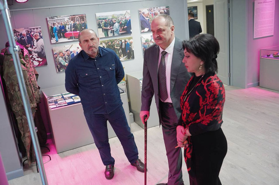 Прямая линия с Главой Дагестана Сергеем Меликовым прошла на площадке Музея боевой славы