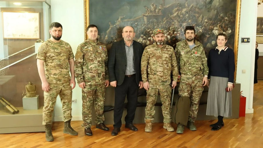Национальный музей Дагестана посетили участники СВО - бойцы батальона Каспий