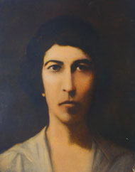 Портрет Дженнет Магомедовны Далгат (1885-1938)», 2022. Холст, масло. Татарников Пётр. 1953 год. Санкт-Петербург